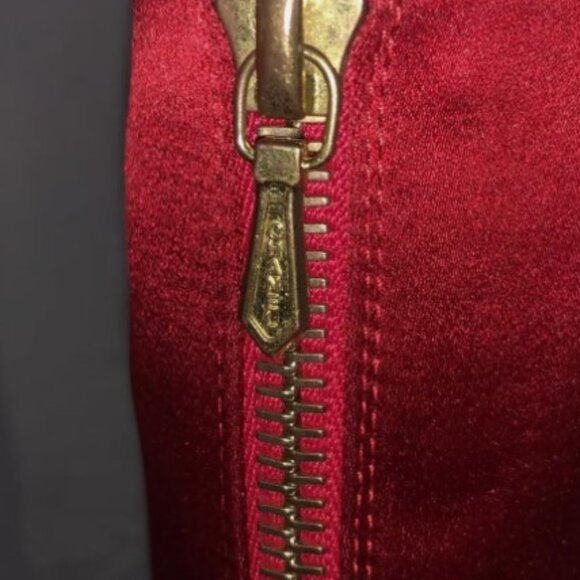 38.5/8❤️CHANEL Runway Red Satin Leather OVER THE KNEE HIGH HEEL Platform BOOTS - Picture 5 of 15